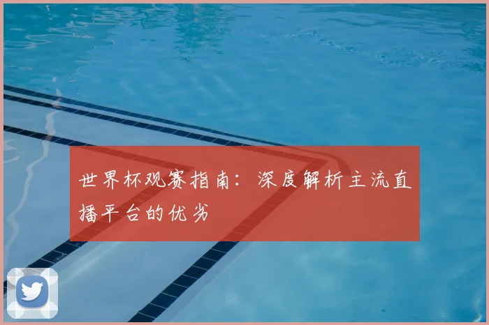 世界杯观赛指南:深度解析主流直播平台的优劣
